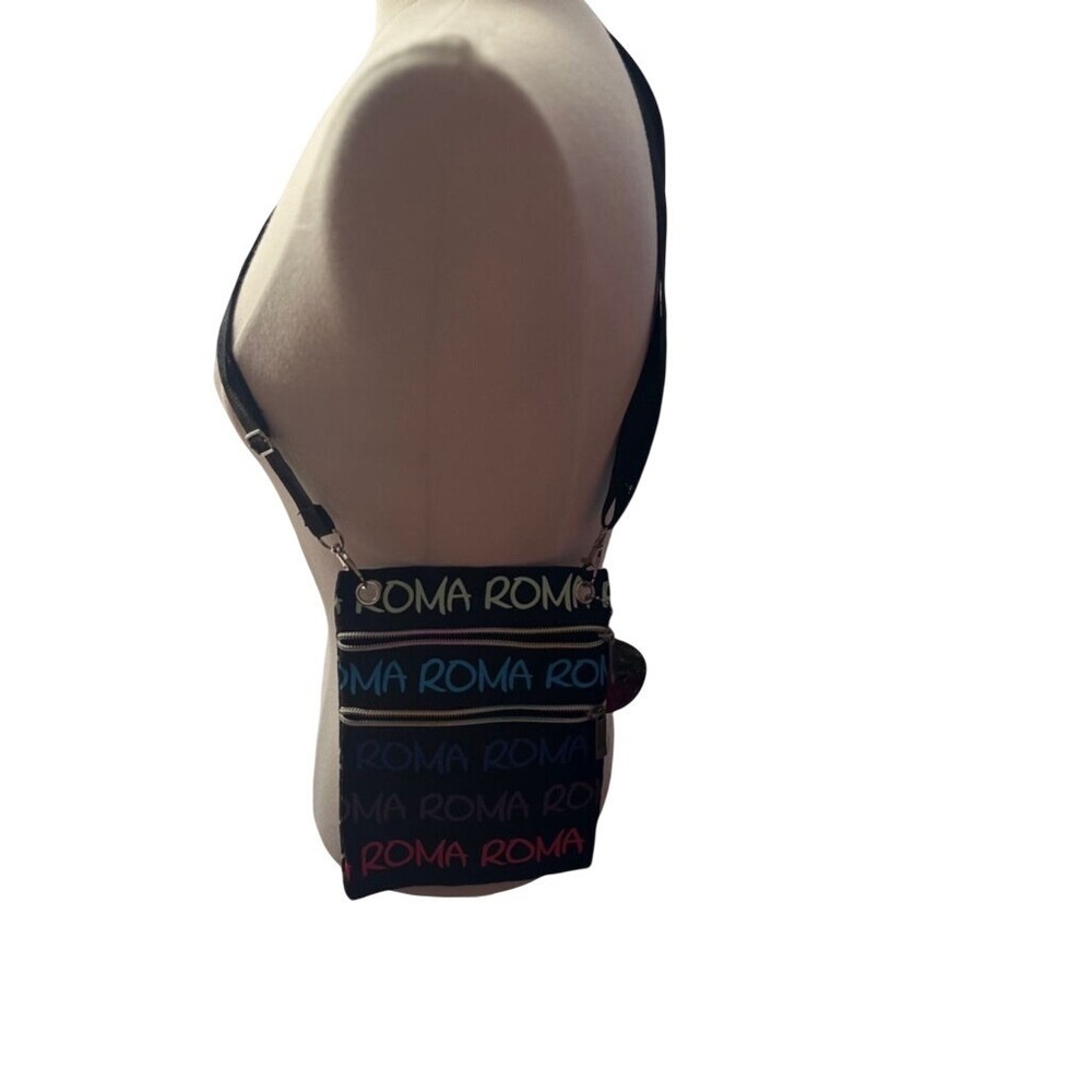 Robin‎ Ruth Crossbody Bag Small Black Multicolor Rome Roma